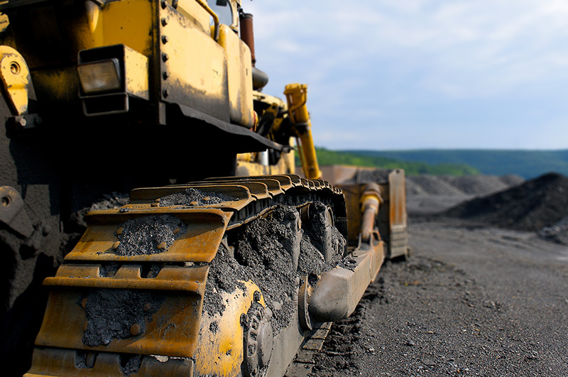 ¿Por qué se cayó la cadena de la excavadora?